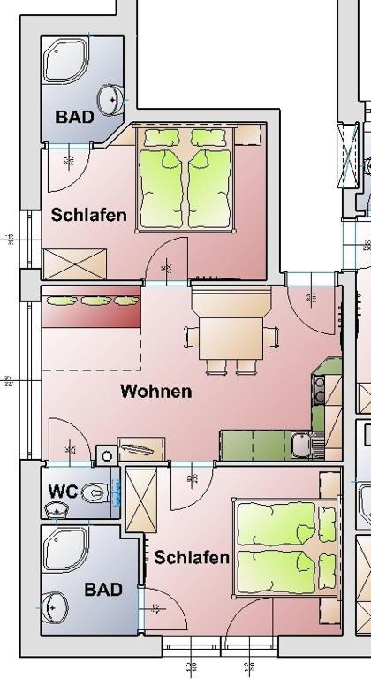 Appartements Stockinger Grossarl Bilik gambar